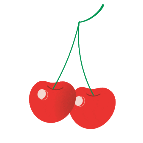 Fruit Cherry Sticker by Distroller