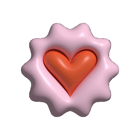 Heart Love Sticker by HELPNOFEED