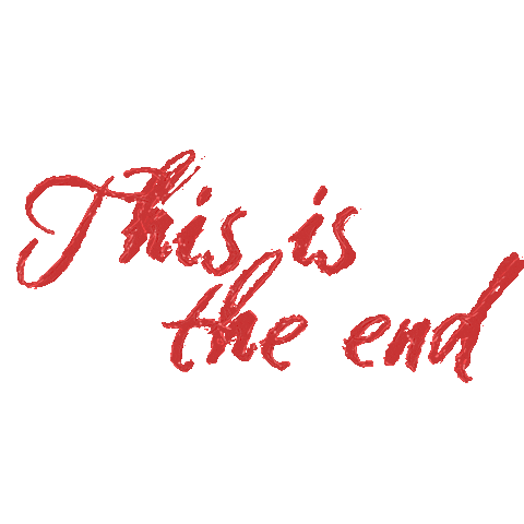 The End Sticker by Baby Fisher