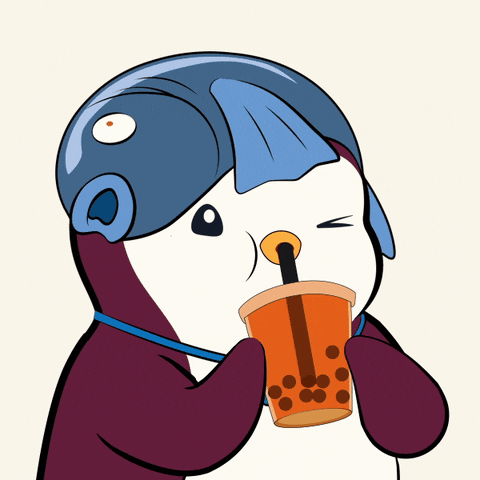 Coffee Drinking GIF by Pudgy Penguins - Find & Share on GIPHY