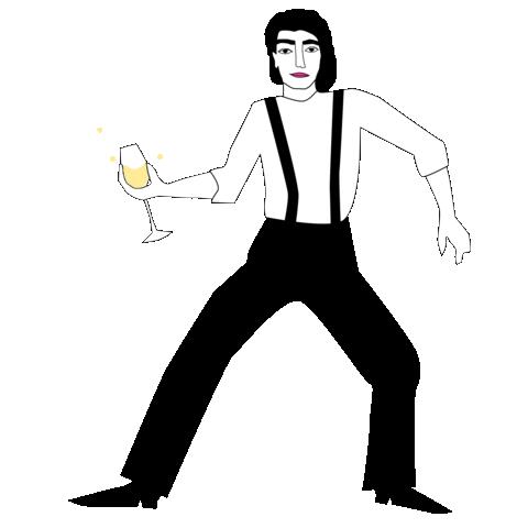 Dance Party Sticker by FOUFOU Champagne