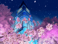 GIF anime japanese cherry blossom cherry blossom - animated GIF on GIFER