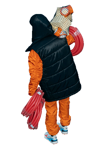 Walking Fotograf Sticker by Fabjanski