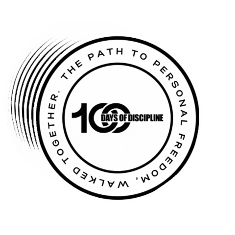 100 Days Sticker by 100 Days of Discipline