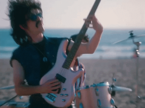 Guitar Rockstar GIF by Wallows - Find & Share on GIPHY