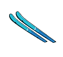 Ski Skiing Sticker by PEACE TEA Canada