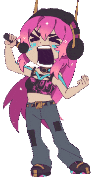 Sing Shout Out Sticker