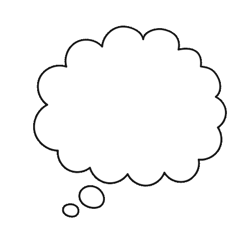 Thinking Bubble Sticker by Natural Cycles