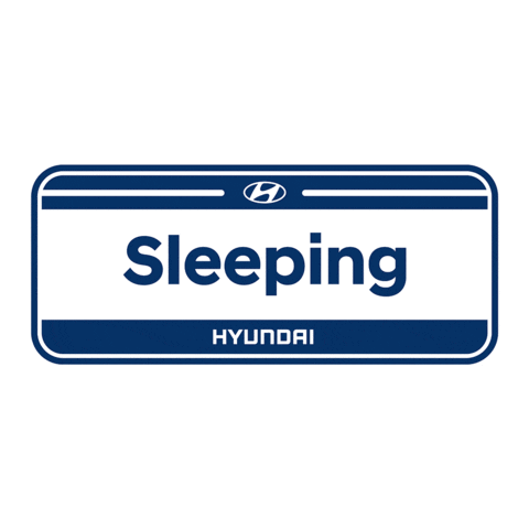 Sleepy Christmas Sticker by Hyundai Worldwide
