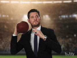michael buble football GIF by bubly