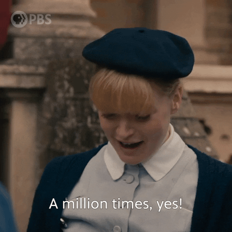 Call The Midwife Yes GIF by PBS
