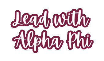 Alpha Phi Foundation Sticker