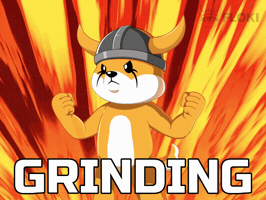 Work Hard Level Up GIF by FLOKI