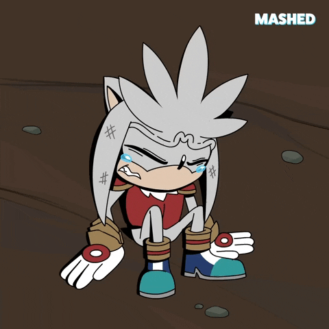 Sad Silver The Hedgehog GIF by Mashed