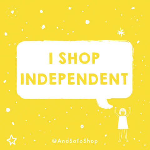 I Shop Independent Small Business GIF