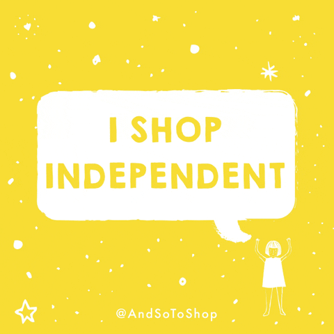 i shop independent small business GIF