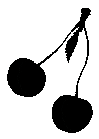 Cherry Sticker by Serotina Media