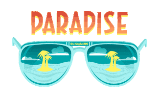 Hungry Palm Trees Sticker