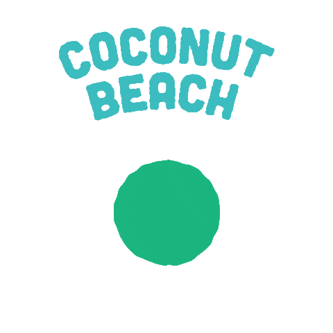 Coconut Water Vacation Sticker by Coconut Beach