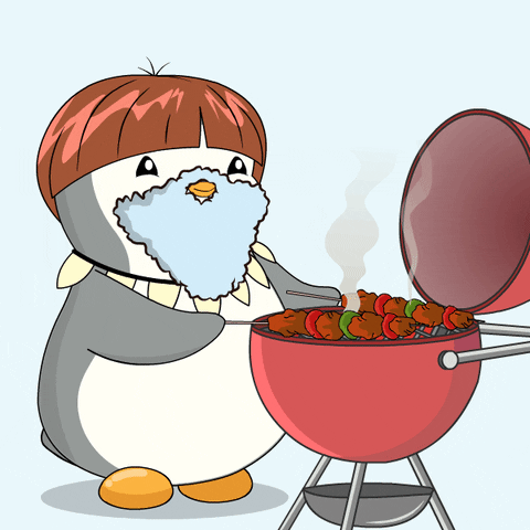 Labor Day Cooking GIF by Pudgy Penguins