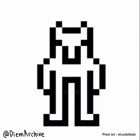 Pixel Hello GIF
