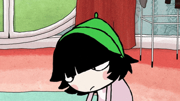 Hair Emo GIF by Sarah & Duck
