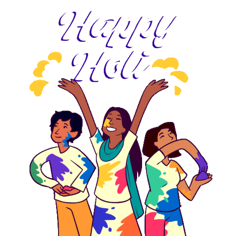 Holi Festival Spring Sticker by Hello All for iOS & Android | GIPHY Holi Festival Spring Sticker by Hello All for iOS & Android | GIPHY