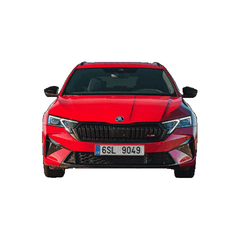 Car Driving Sticker by Škoda Global