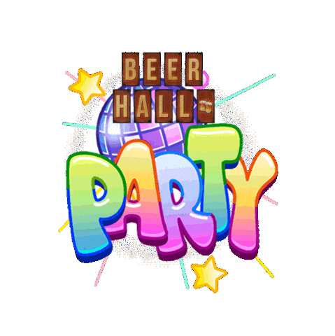Beerhall Party Sticker by BeerHalll