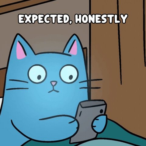 Blue Cat Nopecat GIF