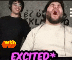 Excited W GIF