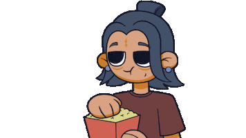 Netflix Eating Sticker by Ronaldo