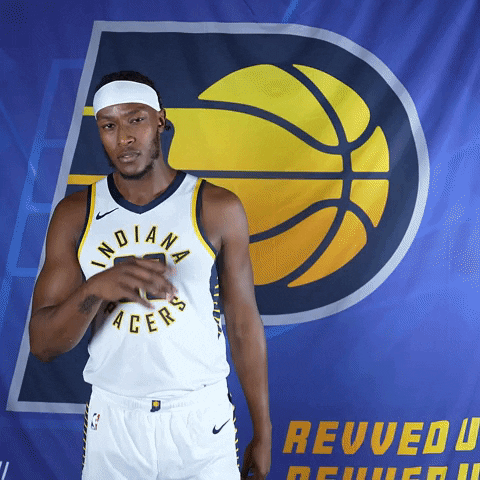 Calm Down Myles Turner GIF by Indiana Pacers