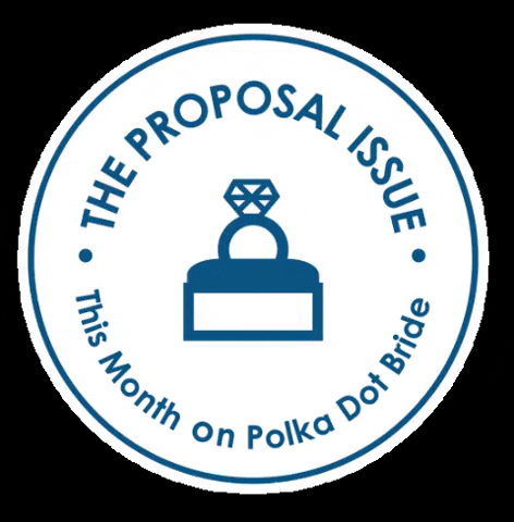Ring Engagement GIF by Polka Dot Bride