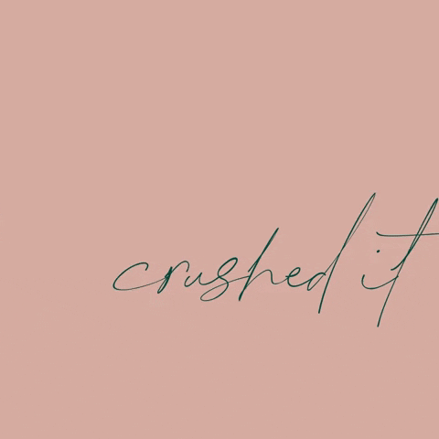 Crushed It GIF by Keep Going Kat