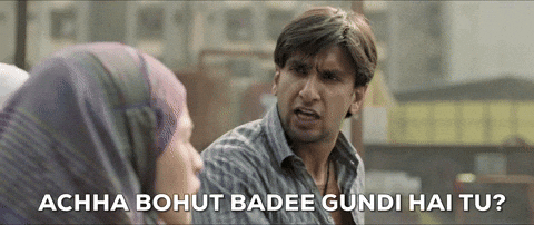 Ranveer Singh Bollywood GIF by GullyBoyOfficial