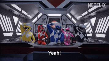 Morph Power Rangers GIF by NETFLIX