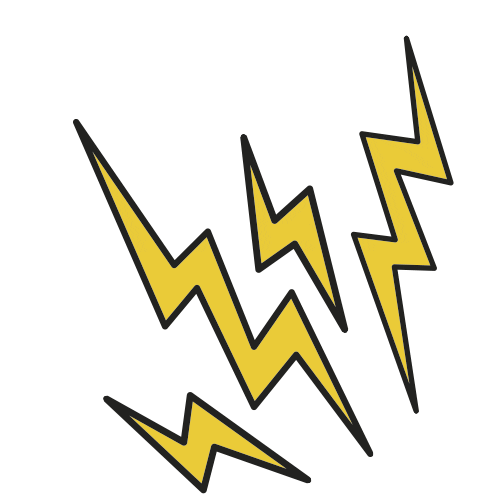 transparent lightning bolt gif