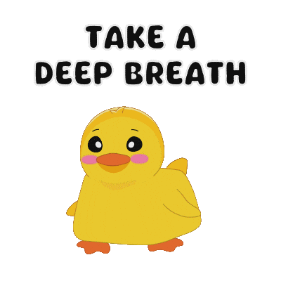 Relaxed Good Vibes Sticker by Duckeys.com