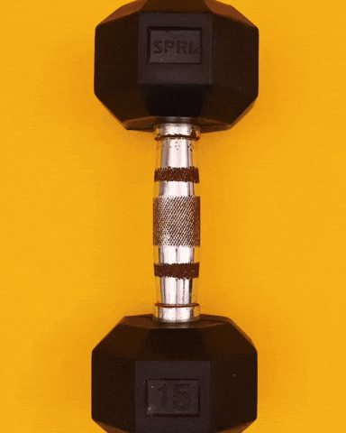 Stop Motion Dumbbell GIF by Evan Hilton