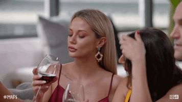 sassy wine GIF by Married At First Sight Australia