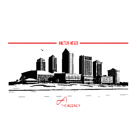 The Agency Hilton Head Sticker