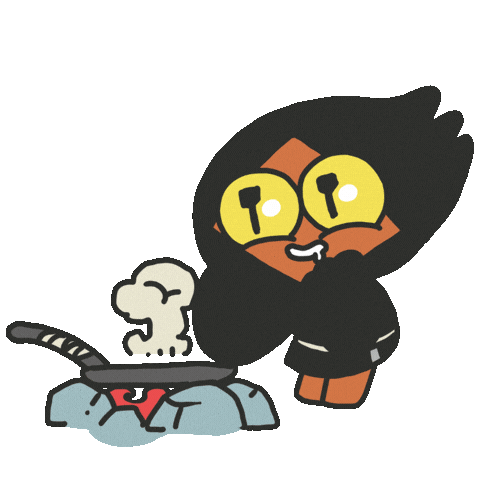 よだれ 笑う Sticker by otafuku_sauce