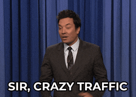 Jimmy Fallon Traffic GIF by The Tonight Show Starring Jimmy Fallon