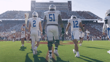 Walk Out College Football GIF by SMU Football