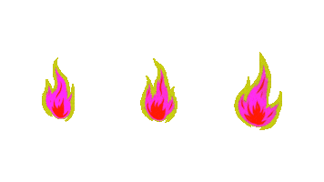 Fire Sticker by CATALINA ESTRADA