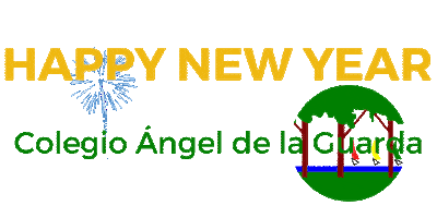 Happy New Year Feliz Ano Nuevo Sticker by Colegio Ángel de la Guarda
