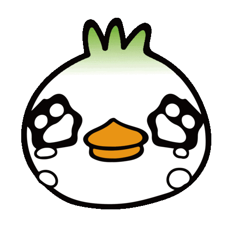 Sad Duck Sticker by Sponya