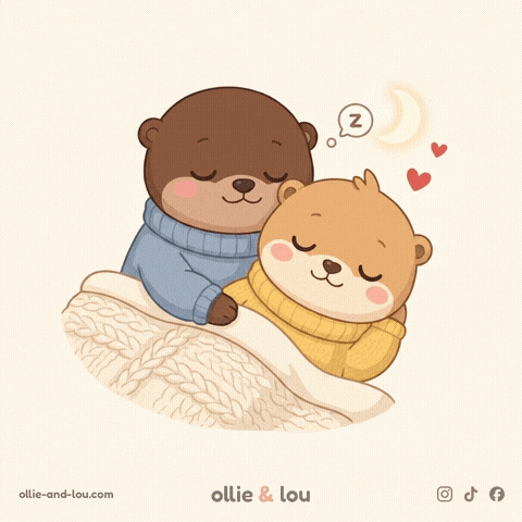 Good Night Love GIF by Ollie & Lou