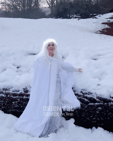 Ice Queen Snow GIF by Oriental Dance on line